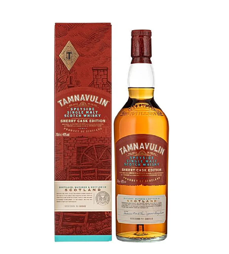 Tamnavulin Speyside Single Malt Scotch Whisky Sherry Cask Edition, 70cl