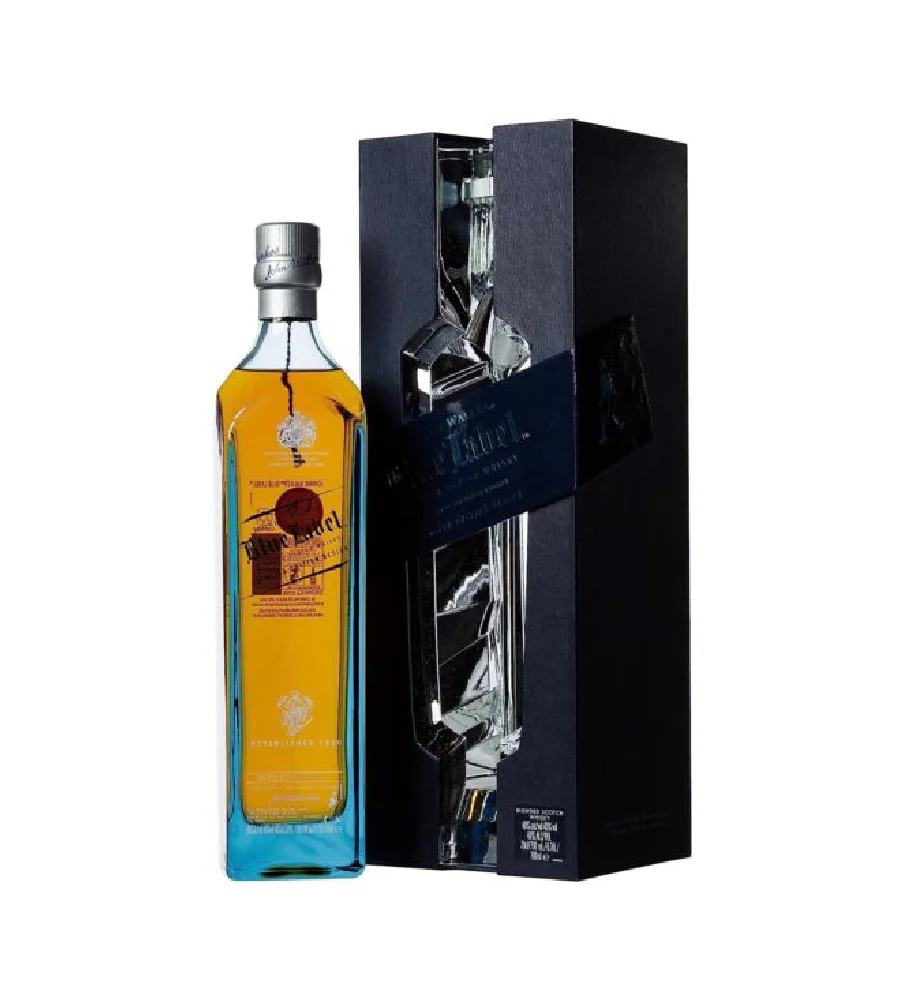 Johnnie Walker Blue Label Limited Edition Rare Character Whisky Gift Pack, 70 cl