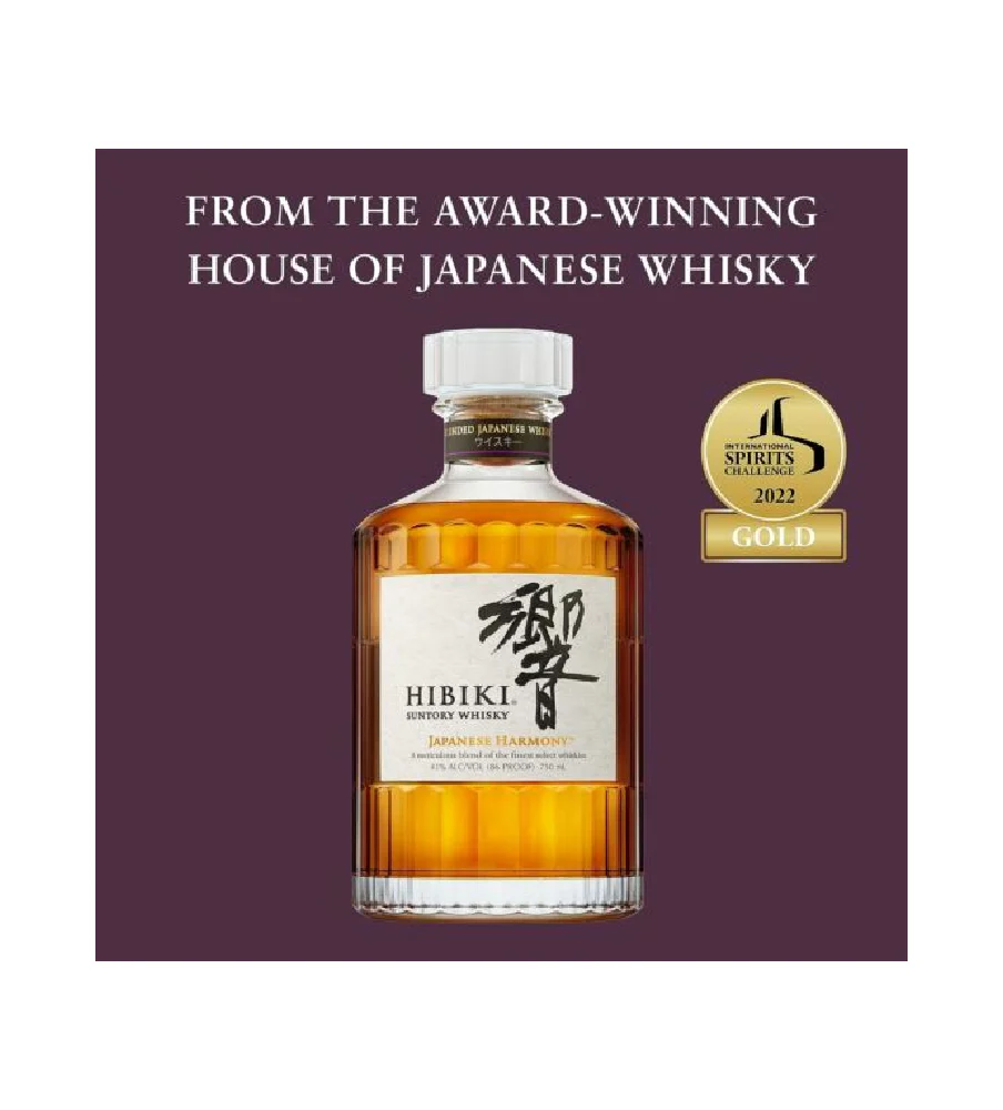 Hibiki Japanese Harmony Suntory Whisky, 70cl